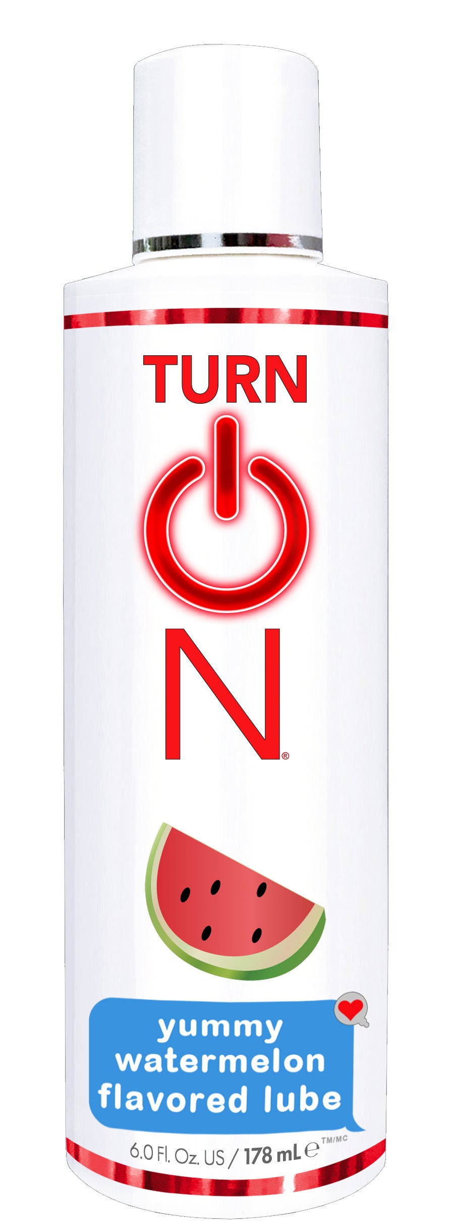 Turn on Yummy Watermelon Flavored Lube - 6 Fl. Oz WT56615
