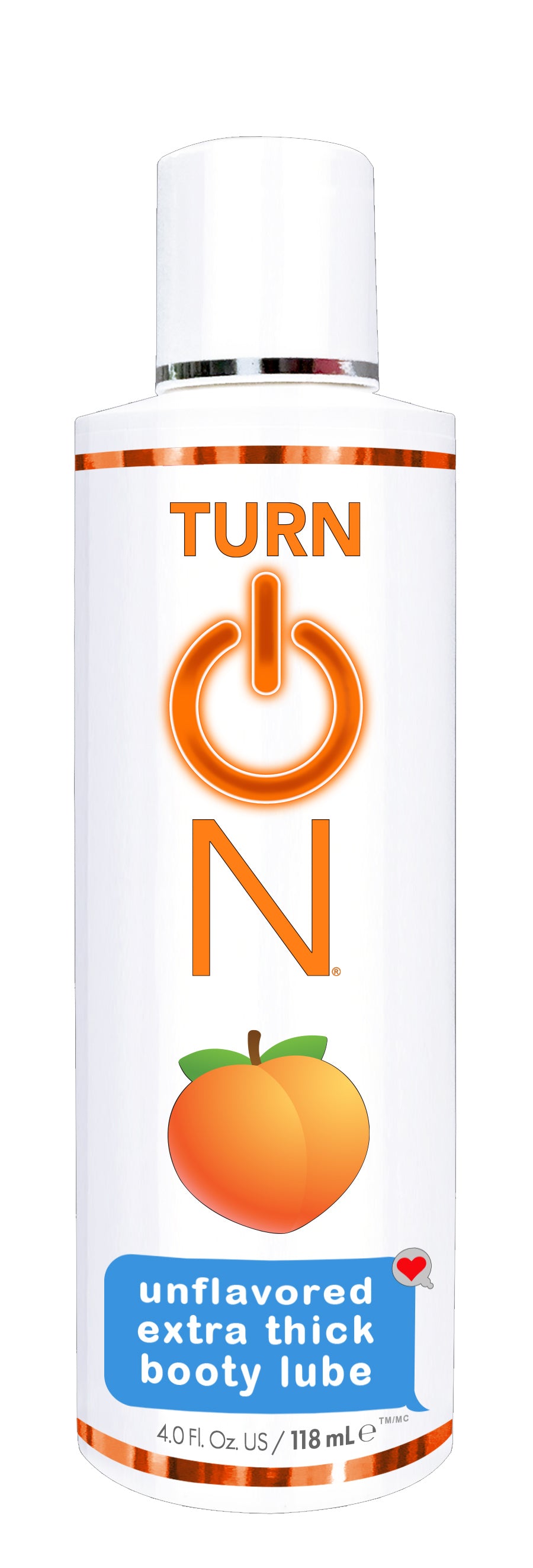 Turn on Unflavored Extra Thick Booty Lube - 4 Fl Oz WT56214