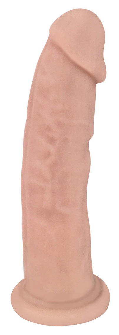 8 Inch Fleshstixxx Silicone Dildo W/o Balls - Vanilla CN-19-0527-10