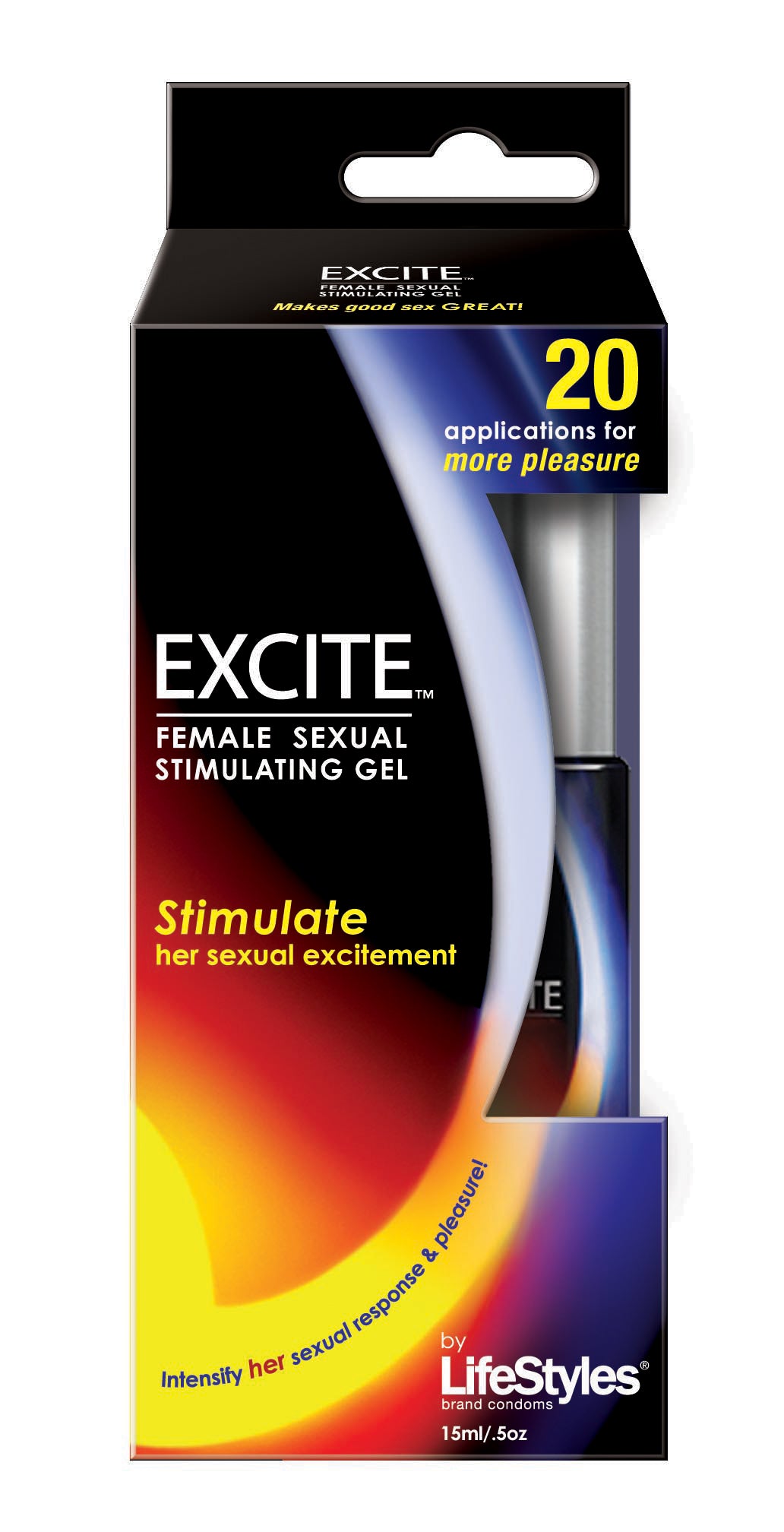 Lifestyles Excite Female Sexual Stimulating Gel - 15 ml / 0.5 Oz. LS7901