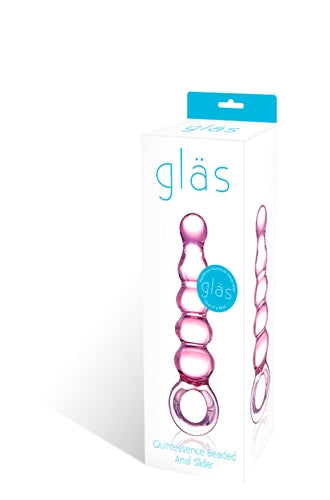 Quintessence Beaded Anal Slider GLAS-69