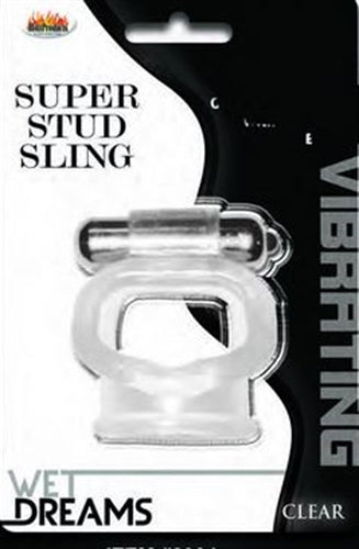 Wet Dreams Super Stud Sling - Clear HTP2934