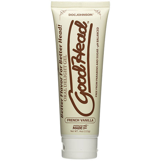 Goodhead - Oral Delight Gel - 4 Oz Tube - French  Vanilla DJ1360-08-BX