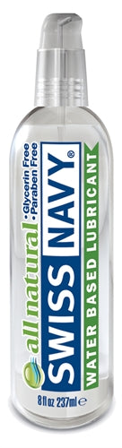 Swiss Navy Premium All Natural Lubricant - 8 Oz. MD-SNAN8