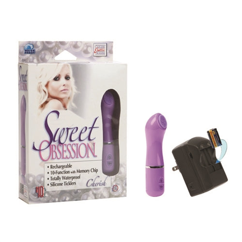 Sweet Obsession Cherish Rechargeable Massager -  Purple SE0031053