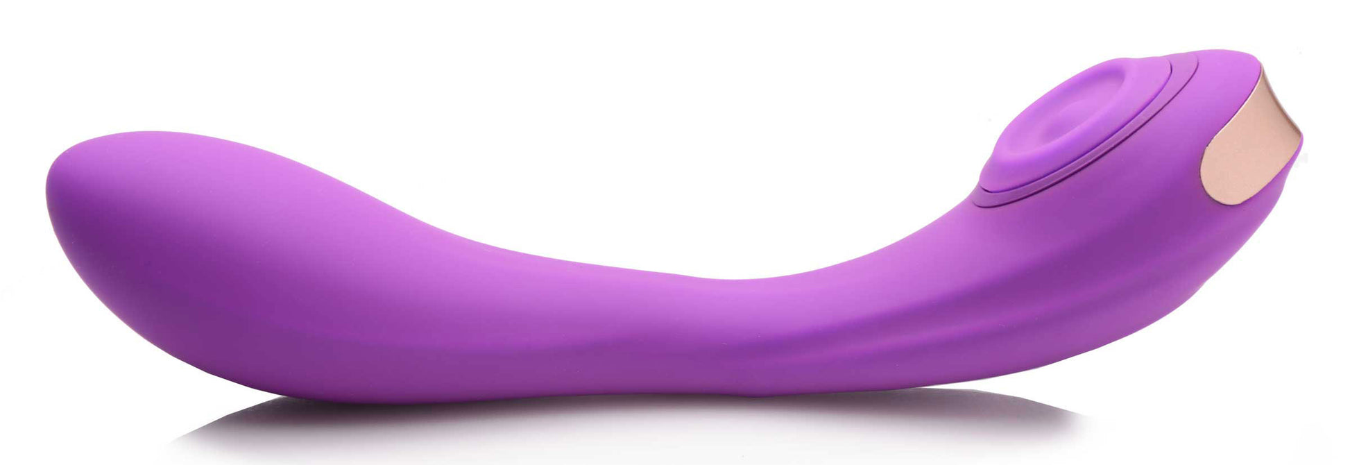 Pose Plus - 10x Pulsing Bendable Silicone Vibrator - Purple INM-AG890